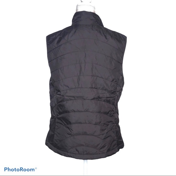 Lands End Quilted Brown Puffer Vest Size Small 6-8 - Picture 4 of 7